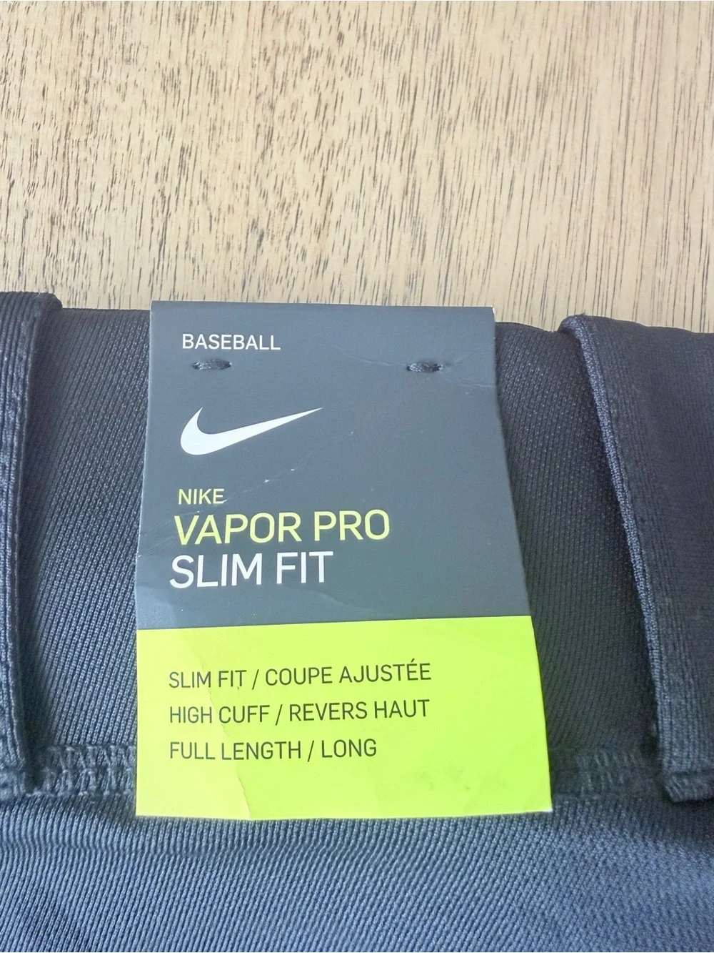 Nike Boys' Vapor Pro Slim Fit Baseball Pants, Youth Small Black, NEW WITH TAGS